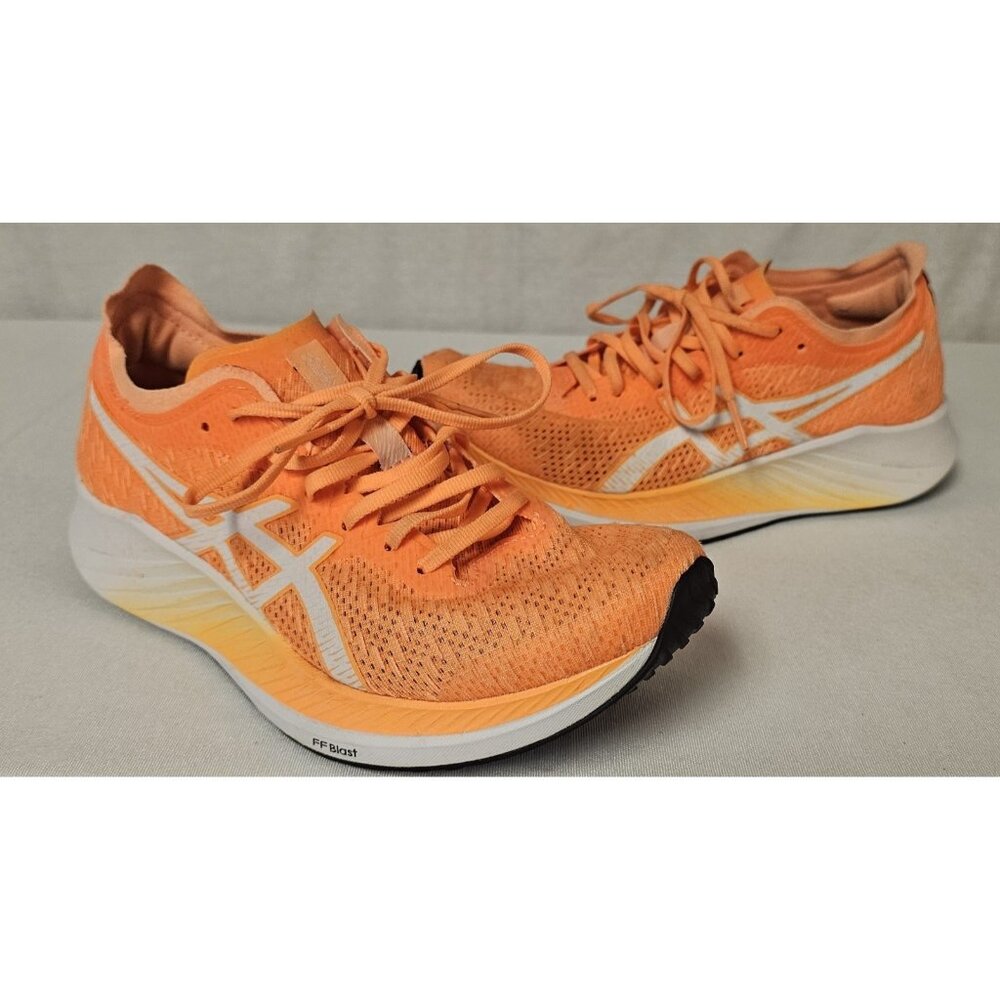 Asics Magic Speed Orange Pop Women’s Size 7 Running Shoes 1012A895